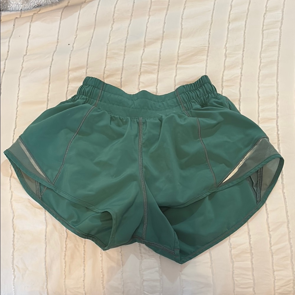 Women's Lululemon Green Athletic Shorts